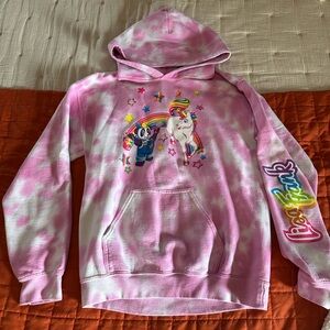 Lisa Frank Tie-Dye Hoodie